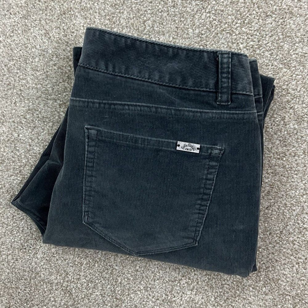 L.L Bean Corduroy Pants Women's‎ Size 10 Regular Straight Leg Favorite Fit Gray